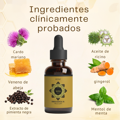 50% OFF - Aceite potenciador metabólico con veneno de abeja y jengibre La Novedad que Arrasa en Estados Unidos